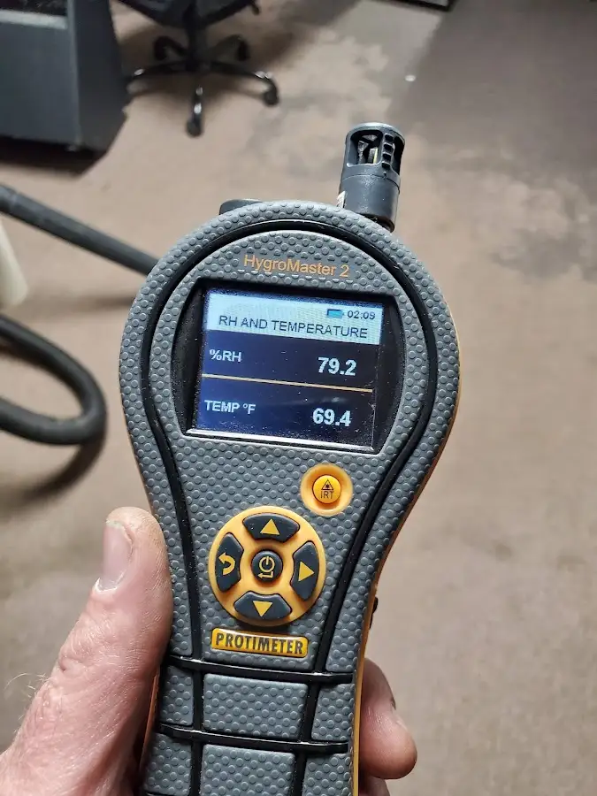 Moisture meter humidity assessment for Mold Remediation & Removal in Elgin